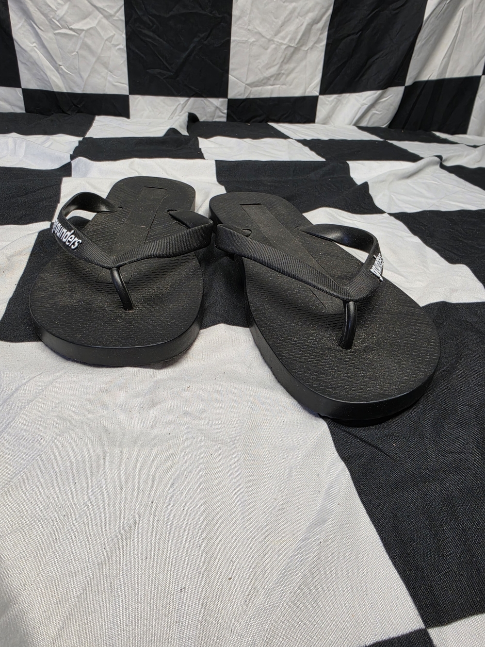 Black Platform Flip-Flop Sandals for Women - Casual Everyday Style